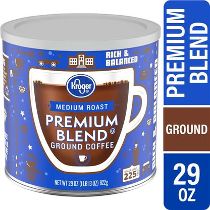 Kroger Premium Blend Medium Roast Ground Coffee 29 oz